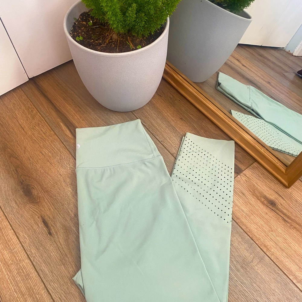Athletic Leggings Mint Green